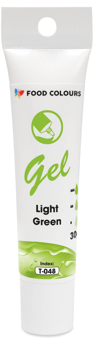 Gaiši zaļa želejveida krāsviela tūbiņā 30g